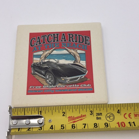 Free State Corvette Club Ocean City "Catch A Ride At The Beach" Coasters 2009 - Picture 4 of 10